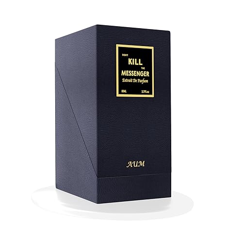 AUM Don't Kill The Messenger – Extrait de Parfum Unisex 80ml | Floral Woody Fragrance with Rose, Oud, Saffron & Leather | Long Lasting 8–10h